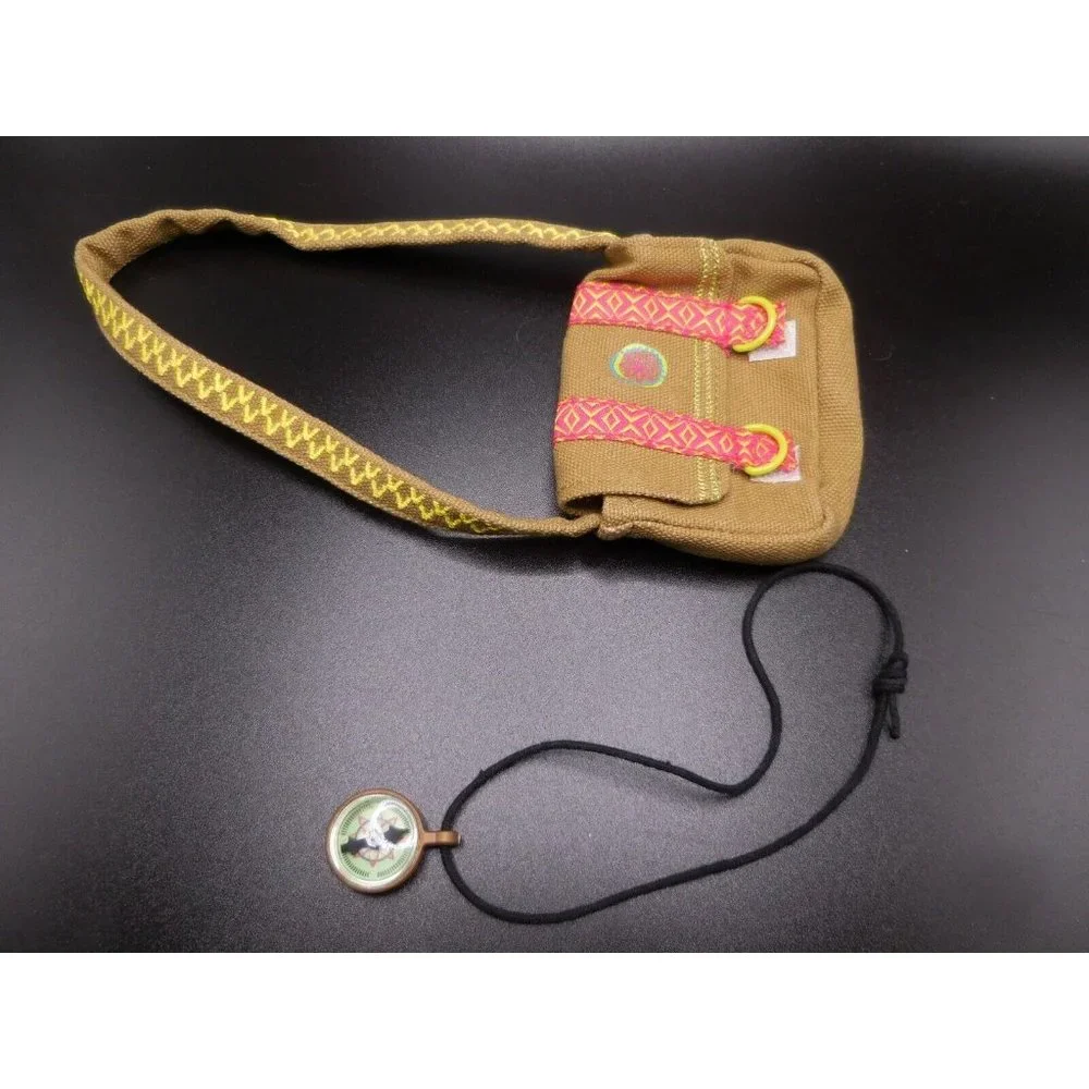 American Girl Doll Lea Clark Book Bag &‎ Compass